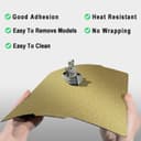 TIOPY Double Sided PEI Textured Sheet for Bambu Lab X1/X1C/X1E/P1P/P1S/A1, Flexible Removal Spring Steel Sheet, Build Plate Heated Bed Spring Steel Flexible Platform, 257x257mm - 5