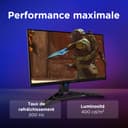 Lenovo Legion R27qe Gen2 - Écran Gaming 27'' (QHD, IPS, 200 Hz, 0.5 ms, HDMI+DP, Câble DP, AMD FreeSync Premium) Réglage en Inclinaison - Noir - 4