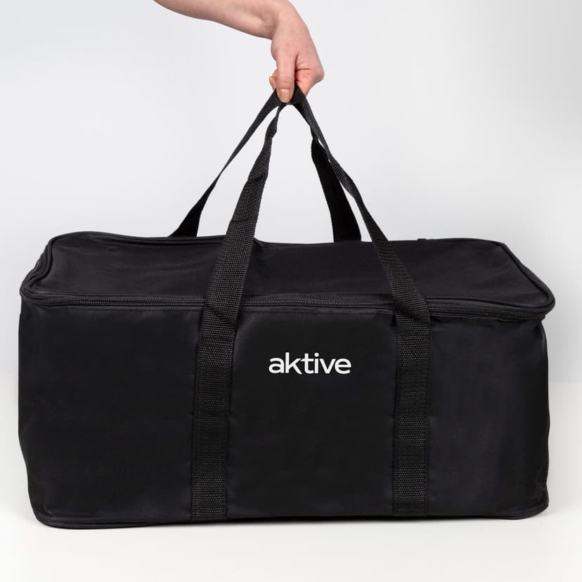 Aktive 63004 Portable Charcoal Barbecue, Rechargeable, Battery-Operated, Smokeless, Black, Rectangular, Drip Protection, Dimensions 45 x 28 x 19 cm, Includes Carry Bag, Patio, Balcony Grill - 8