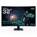 Gigabyte GS32QCA 31.5" QHD Curved Gaming Monitor - 2560 x 1440, 180Hz, 1ms, 250 cd/m², FreeSync, HDR Ready, HDMI 2.0, DisplayPort 1.4 - 1