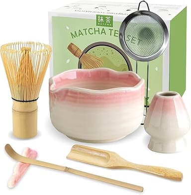 JBER Matcha Kit 7 Pièces, Matcha Set - Fouet en Bambou po…