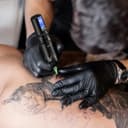 Solong Tattoo Kit 7 Stroke Speeds Professional Tattoo Machine Wireless with 1600mAh Power LED Display Rotary Tattoo Pen with 20pcs Tattoo Cartridges Needles and 7 Multicolor Ink SL-TKE200AUK-1 - 6
