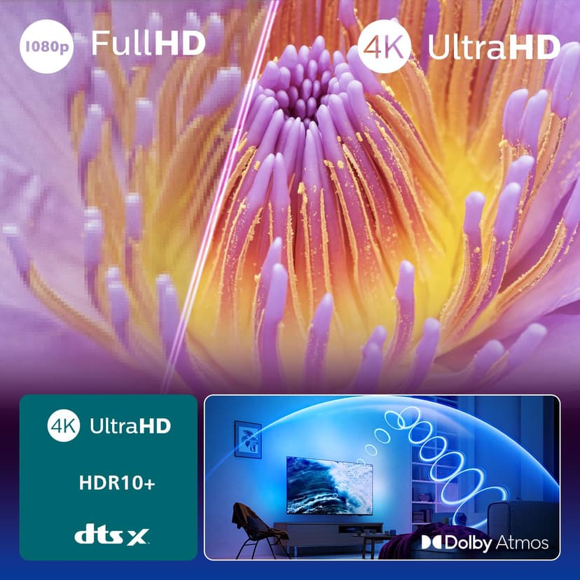 Smart TV Philips 43PUS8010/12 43" 4K Ultra HD LED HDR - 4