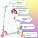 BELEEV Trottinette pour Enfants de 3 à 12 Ans avec Roues Lumineuses, Tige et Plateau, Trottinette Pliable à 2 Roues pour Filles et garçons, 3 hauteurs réglables, Plateau antidérapant, Trottinette - 6