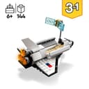 LEGO 31134 Creator 3 in 1 Space Shuttle Toy to Astronaut Figure to Spaceship, Building Toys for Kids, Boys, Girls Aged 6 and up, Creative Gift Idea - 2