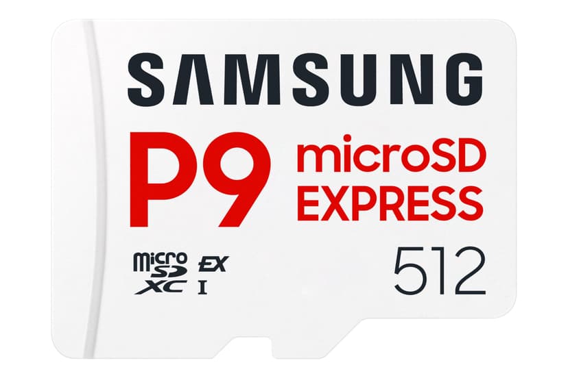 Samsung P9 Express microSD-Express 512 Go, Carte mémoire pour Console de Jeux, Vitesses de Lecture/écriture jusqu'à 800 Mo/s, pour vidéo 4K UHD et appareils Photo, MB-MK256T/WW - 1