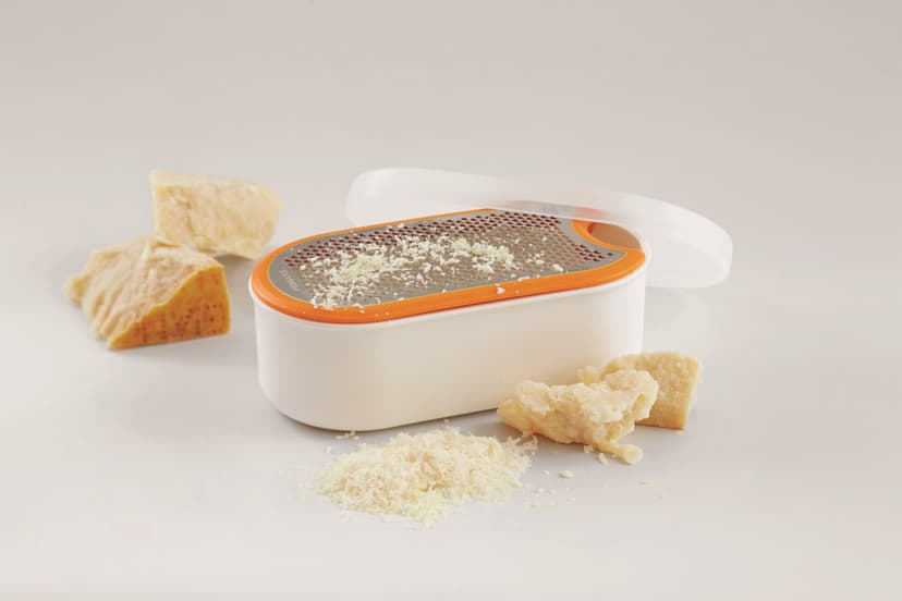 Fiskars Box Grater, With Container, Dimensions: 16.8 x 9.0 cm, Metal/Synthetic Material, Functional Form, 1019530 - 4