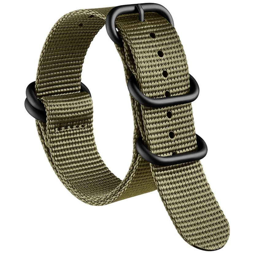 NATO Watch Straps Nylon G10 Premium Ballistic Multicoloured Replacement Watch Straps with Silver Stainless Steel Buckle Watch Strap for Men Women 18 mm 20 mm 22 mm 24 mm - 1