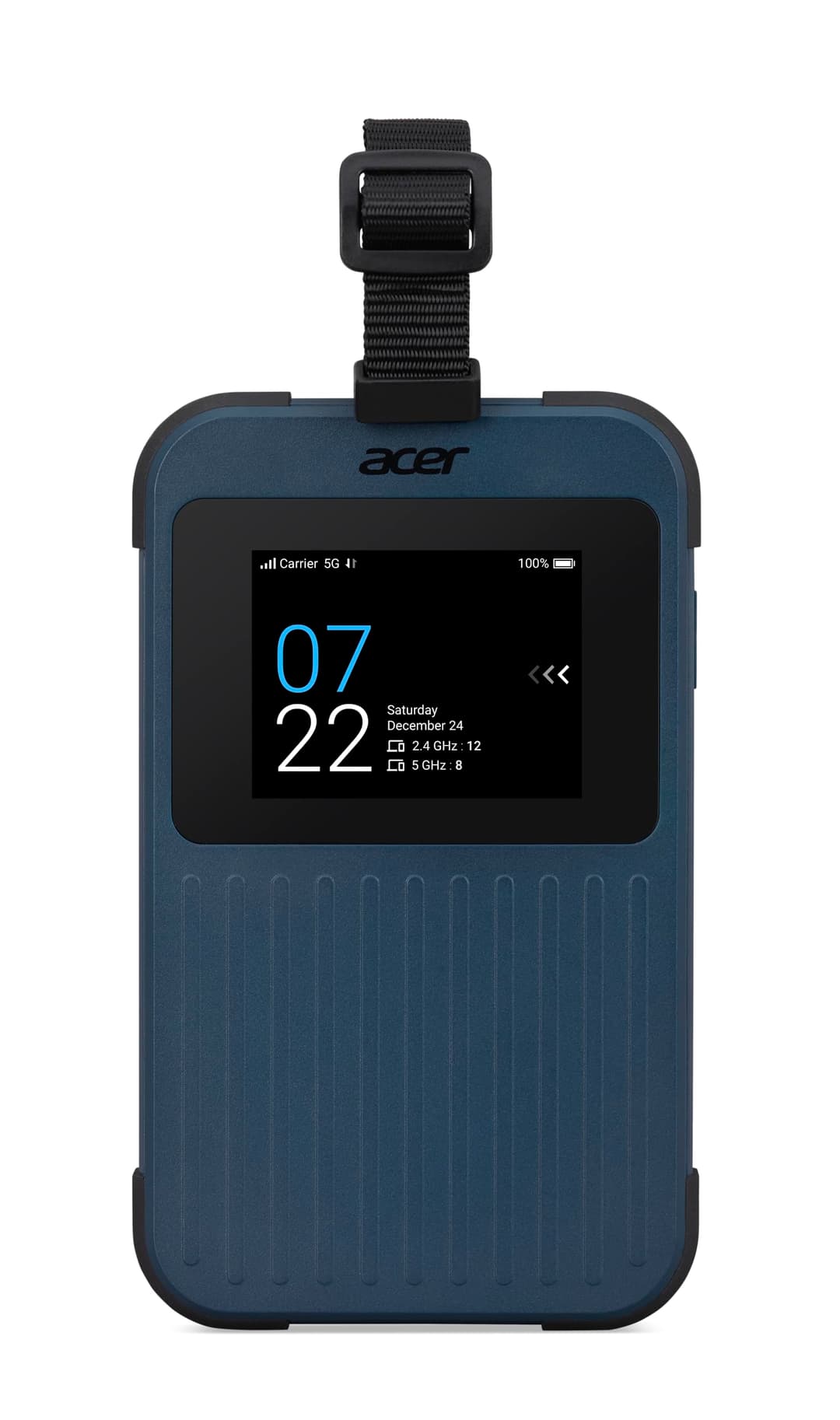 Acer Connect Enduro M3 5G Router/Mobile Hotspot (2.4-inch Touchscreen, Wi-Fi 6, USB-C, MIL-STD-810H & IP54 Certified) - includes 20GB roaming data