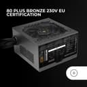 Mars Gaming MPB850SI, Alimentation PC ATX 850W, Garantie 7 Ans, 80Plus Bronze 230V, 90% d'Efficacité, Ventilateur SI Extreme Silence avec Noyau en Cuivre, Technologies AI2-RPM, DC-DC et SMD, Noir - 5