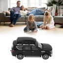 RiToEasysports Modèle de Voiture SUV 1/32 en Métal Alliage Moulé Sous Pression Jouet Voiture avec Son et Lumière pour Garçons et Filles (Noir) - 2