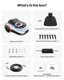 Segway Navimow i215 LiDAR Robotic Lawn Mower for 1500m² with Garage M, Off-Road Wheels for 45% Slopes, Solid-state LiDAR + Vision, Auto Mapping, No Wires, No Antenna, Built-In 4G (Ship Separately) - 8