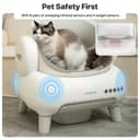Neakasa M1 Plus Lite Self-Cleaning Cat Litter Tray, Open Top Automatic Litter Box with Large Capacity & App Control, Odour-Free Design for Busy Owners & Multi-Cat Homes, Ideal for Travel - 6