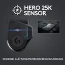Logitech G502 LIGHTSPEED Wireless Gaming Mouse, HERO 16K Sensor, 16,000 DPI, RGB, Adjustable Weights, 11 Programmable Buttons, Long Battery Life, On-Board Memory, PC/Mac - Black (German Packaging) - 3