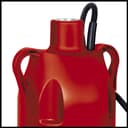 Einhell Submersible Pressure Pump GC-DW 900 N (900 W, max. 6000 l/h, 32 m Head, Foreign Bodies up to 2.5 mm, infinitely Height-Adjustable Float Switch) - 7