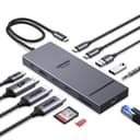 UGREEN Revodok Pro 3121 Hub USB C Double HDMI 4K60Hz et DisplayPort 4K120Hz 12 en 1 Docking Station USB C Triple Affichage avec 10Gbps Data Ports PD 100W Adaptateur Ethernet Lecteur Carte SD TF 3.5mm - 1