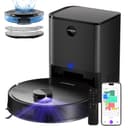 MONSGA Robot Vacuum with Mop, 7000Pa Powerful Suction, Lidar Navigation Robotic Vacuum with 3.5L Self-Empty Station, 180mins Runtime, APP/Remote/Voice Control, for Hard Floors and Carpets (MS1MAX) - 1