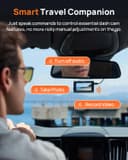 70mai A800SE Dash Cam Car Front Rear 4K UHD+1080P with GPS WiFi, Dual Car Camera with 128GB SD Card, F1.55 Aperture HDR, Night Vision, ADAS, 3 "IPS, 24/7 Parking Monitoring, Supports 512 GB Max - 6