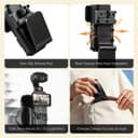AMAZEAR Support magnétique pour DJI Osmo Pocket 4/3, Accessoire Pocket4/3, Adaptateur d'extension magnétique, Support de boîtier à succion Aimant sur Bureau, Surface Verticale, Ajustable à 180° - 8