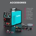 bestarc Plasma Cutter, Pilot Arc [Air Sensor Technology] 110/220V BTC500DP 10th Generation, 50Amps Screen Display Digital Plasma Cutting Machine (BTC500DP 10GEN 110/220V) - 9