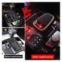 daili store LHD Gear Shift Knob Head Compatible With Audi A6 C6 C7 A4 B8 S6 A7 A5 8t Q5 8r Q7 4L A3 8P S5 S7 LED Gearbox Handle Stick Accessories Rod (Color : With LED light) - 5