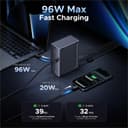 UGREEN Thunderbolt 4 Docking Station, 13-in-1 Revodok Max TB4 Dock, 3x 40Gbps TBT4, Single 8K, Dual 4K@60Hz, Up to 96W Laptop Charging, 20W USB-C, 1GbE, SD/TF for TBT4/3 MacBooks and Windows Laptops - 5