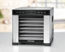 ROMMELSBACHER DA 650 automatic dehydrator, drying surface 0.5 m2, with 7 stainless steel dehydration trays, 1 dehydration rack, 1 dehydration stand, LCD display, - 4