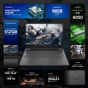 HP Victus NVIDIA GeForce RTX 4050 Gaming Laptop Intel Core i5 13420H 16GB RAM 512GB SSD 15.6" Windows 11 Home English Keyboard - 2
