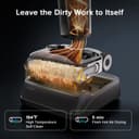 roborock F25 XT Wet Dry Vacuum Cleaner, Cordless Vacuum Mop All in One for Hard Floor, 20000Pa Hardwood Floor Cleaner with Zero Tangle, 194°F Hot Air Flash Drying Electric Mop, 180° Lie Flat, WiFi - 5