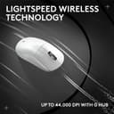 Logitech G PRO X SUPERLIGHT 2 wireless gaming mouse, East Europe Packaging, 60 g pro-grade mouse with 5 programmable buttons, 44k DPI sensor, 8 kHz report rate, USB-C charging for PC/Mac - White - 8