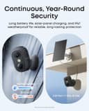 eufy Security eufyCam C35 Caméra de sécurité sans Fil, extérieur et intérieur, Support magnétique, Vision Nocturne en Couleur, Stockage sur Appareil sans abonnement, IP67, Prend en Charge Le Panneau - 8