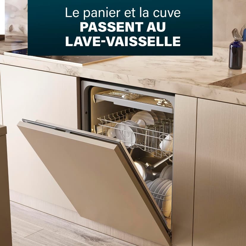Princess Friggitrice, capacità 5 litri, 3270 W, tecnologia zona fredda, finestra di visualizzazione, acciaio inox, doppio termostato, facile da pulire, parti rimovibili, 01.184090.01.001 - 5