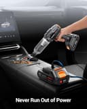SEALIGHT Aspirateur Voiture sans Fil, 35000PA Aspirateur a Main avec 2er Batteries Rechargeables, Moteur sans Balai, Mini Aspirateur pour Voiture Cuisine Maison des Poils d'animaux - 6
