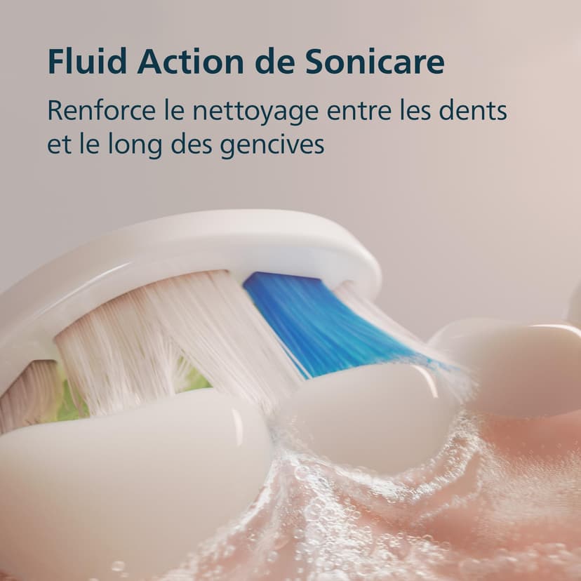 Philips Sonicare 5500 - Brosse à dents électrique sonique avec 2 modes, Alerte de pression, EasyStart, SmarTimer et BrushPacer, Blanc, modèle HX7110/02 [Nouvelle technologie] - 3