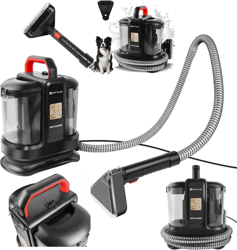 Nettoyeur de taches 5000 W (ouragan) – Aspirateur à main humide pour voiture, canapé, coussins, tapis, escaliers - 1