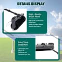 Telescopic Rod PV Panel Wash Cleaning Machine, Solar Panel Cleaning Equipment Solar Cleaner Robot, Solar Panel Cleaner, Electric Water Fed Pole Kit, 360° Rolling Cleaning Water Brush,7.5M/25Ft - 3