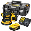 DEWALT DCW210P2-QW Sandpaperdora Rotorbital Sin Escobillas XR 18v Con 2 Baterias Li-ion 5.0ah for DIYers & professionals, made for cutting and finishing jobs, 18v, 5.0ah, single unit - 1