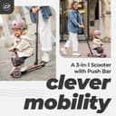 Scoot & Ride Highwaykick 1 Push and Go Kickboard with Seat Children's Scooter 2 in 1 Balance Bike with Handlebar from 1 2 Years Grows with Your Child Height Adjustable Tool-free - 3