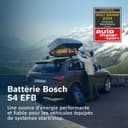 Bosch S4E08 - car battery - 70A/h - 760A - EFB technology - adapted for vehicles with Start/Stop system - 4