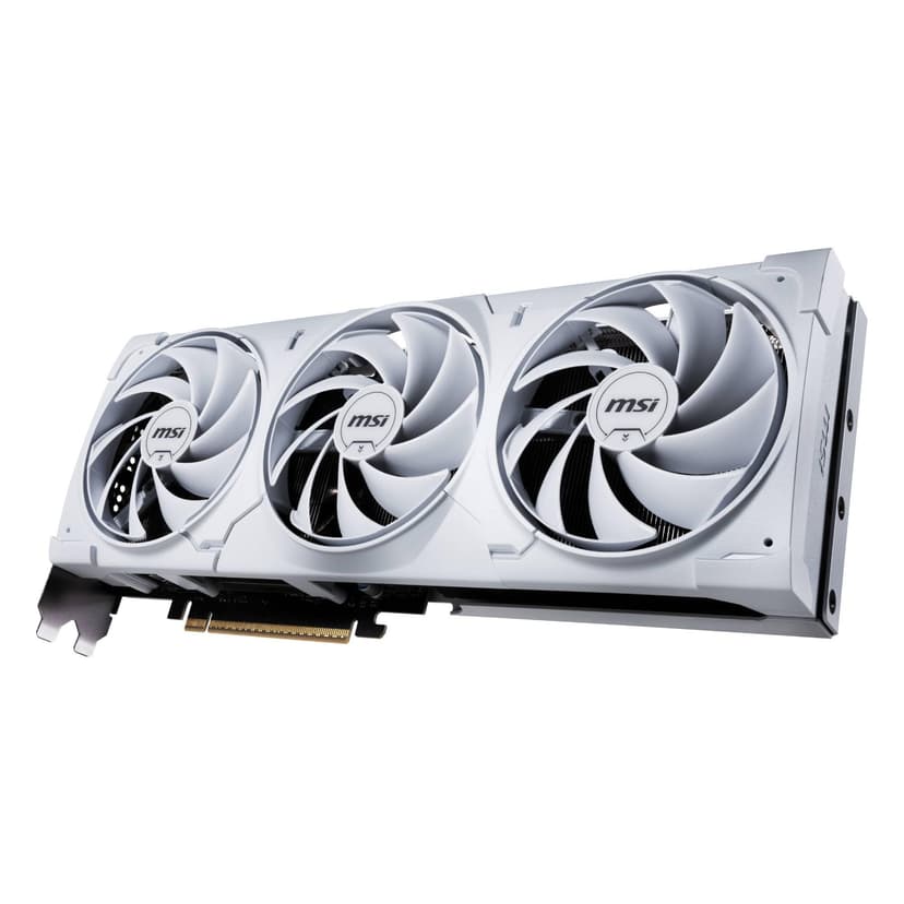 MSI NVIDIA GeForce RTX 5080 16G VENTUS 3X OC WHITE Carte Graphique - 16 Go GDDR7 (30 GB/s /256 Bits), PCIe 5.0 - Triple Ventilateur (3X Ventilateurs TORX 5.0), HDMI 2.1b, DisplayPort 2.1b - 3