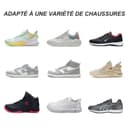 Dafannis Oval sports shoe laces, 2 pairs of half round shoe laces for sneakers, running shoes, basketball shoes and sneakers - 5