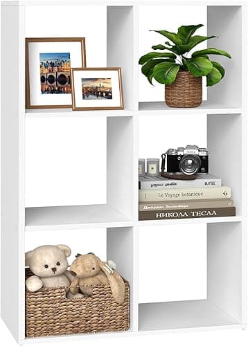 VASAGLE CUSTOS Collection - Bookshelf, Cube Bookcase, Sto…