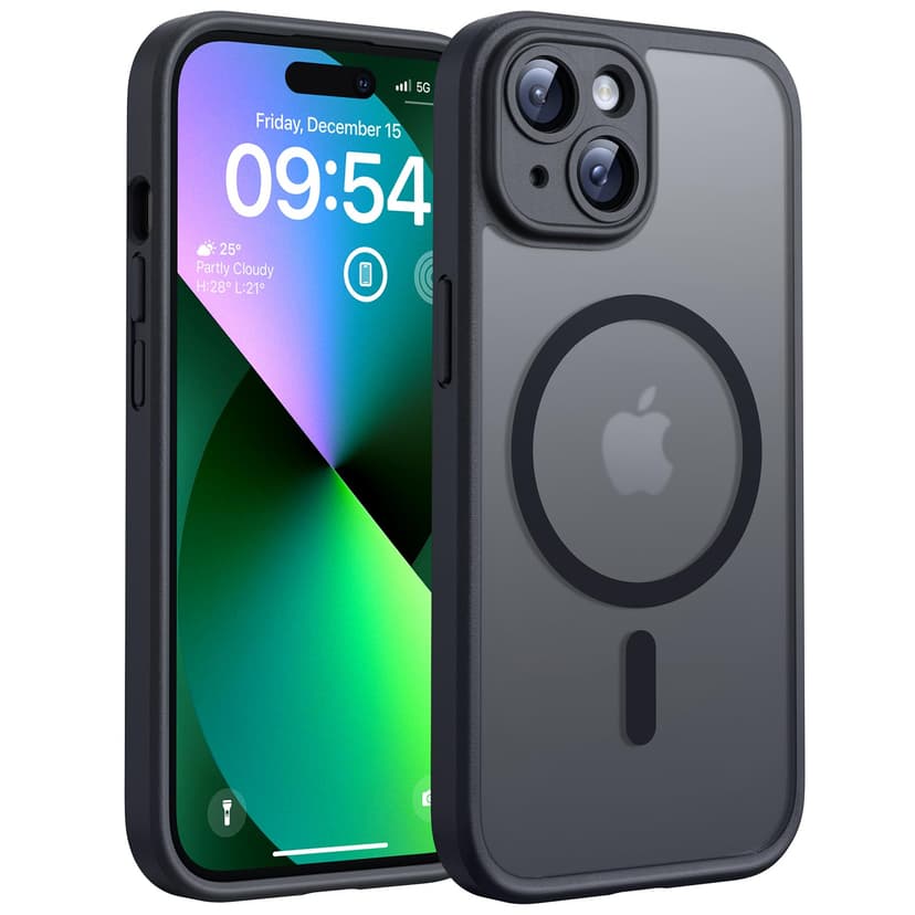 TOCOL Magnetic for iPhone 11 Pro Case 5.8-Inch, Fit for MagSafe, [14FT Military Grade Drop Tested], Shockproof Slim Anti-Fingerprint Translucent Matte Back Protective Phone Cover (Alpine Green) - 1