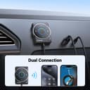 UGREEN Aux Bluetooth 5.4 Adapter for Car, Bluetooth Receiver with Dual Connection, Noise Cancellation, Build-in Mic, 3.5mm Car Bluetooth Aux Adapter for Hands-Free Calls and Music Streaming - 3