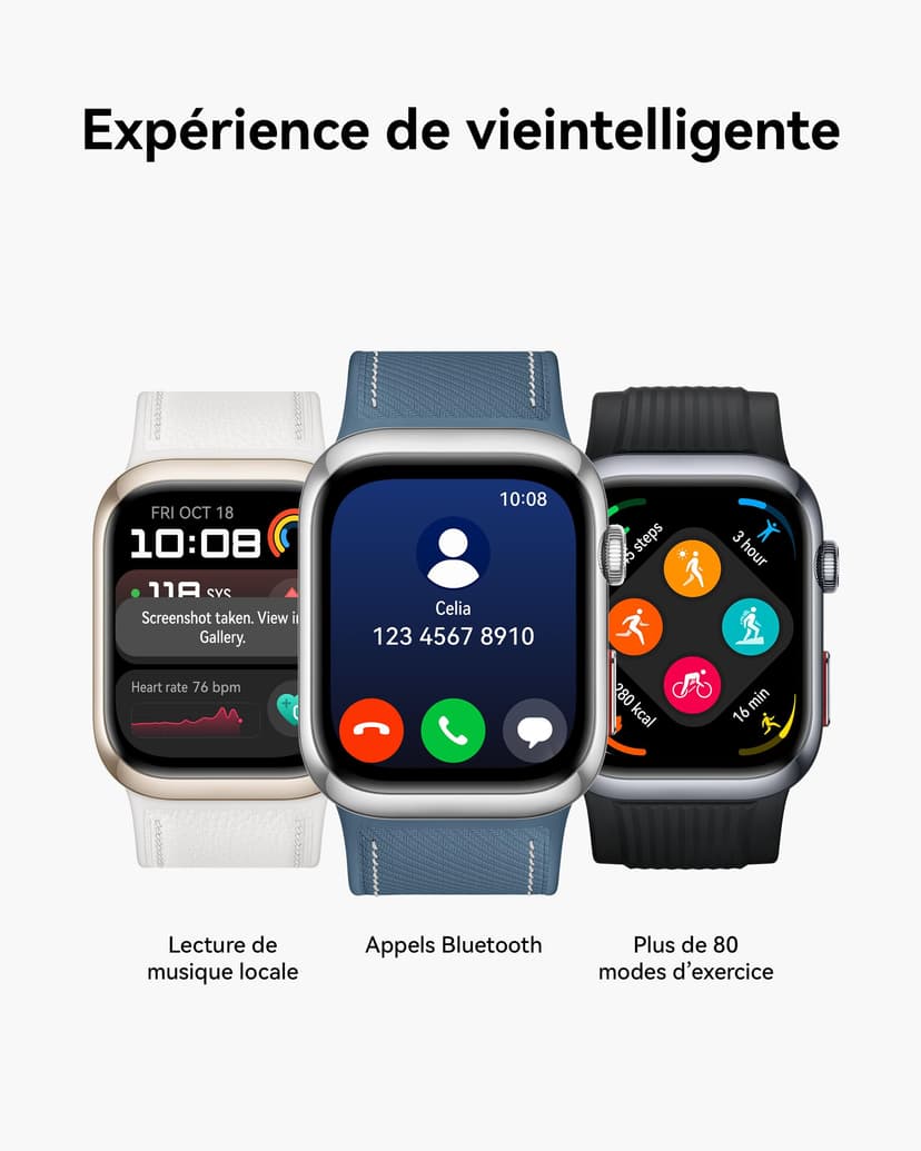 HUAWEI WATCH D2, Smartwatch for men women Ambulatory Blood Pressure Monitoring, ECG, Sleep Breathing Awareness, Medically Certified, SpO2, iOS& Android, up to 6 Days Battery Life, Bluetooth Calling - 7