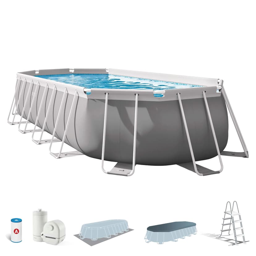 Intex 20Ft X 10Ft X 48In Prism Frame Oval Pool Set - 1