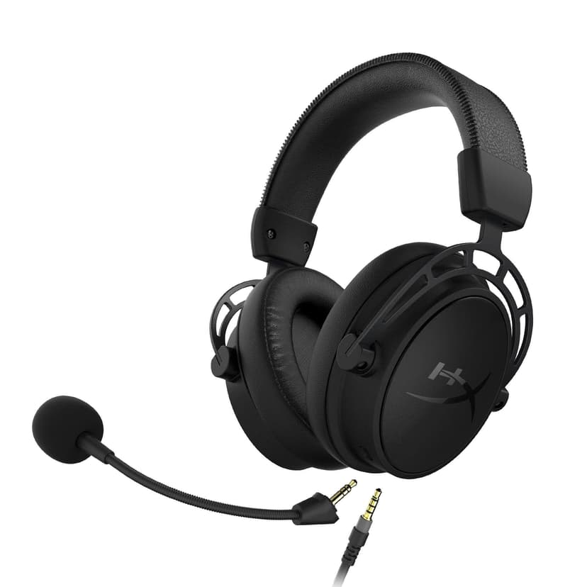 HyperX Cloud Alpha S Gaming Headset for PC and PS4, 7.1 Surround Sound, Adjustable Bass, Dual Room Drivers, Chat Mixer, Background Noise Cancelling Microphone, Black - 2