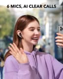 soundcore P40i by Anker, Noise Cancelling Wireless Earbuds, Adaptive Noise Cancelling to Environments, Heavy Bass, 60H Playtime, 2-in-1 Case and Phone Stand, IPX5, Wireless Charging, Bluetooth 5.3 - 6