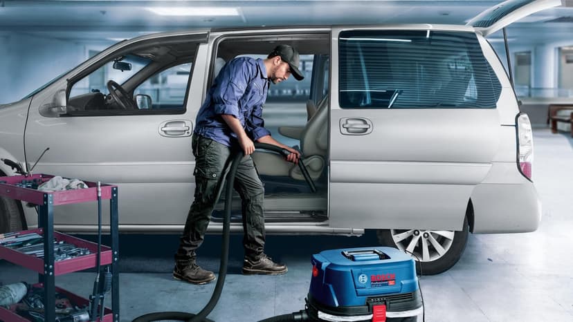 Bosch Professional Aspiratore a umido/a secco GAS 12-25 PL (motore da 1.250 W, portata di 65 l/s, depressione di 200 mbar, incl. filtro HEPA, bocchetta a lancia) - 3