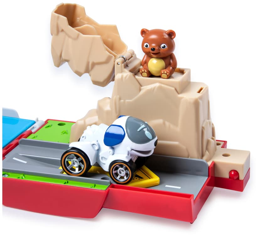 Paw Patrol - Pat Patrouille - Camion Patrouilleur 2 en 1 True Metal - Véhicule avec Circuit, Voiture, Accessoires - Pat Patrouille Jouet - Voiture Enfant - Jouet Enfant 3 Ans Et + - 4